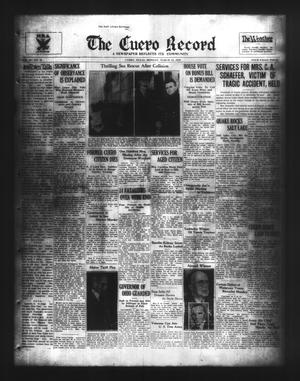The Cuero Record (Cuero, Tex.), Vol. 40, No. 60, Ed. 1 Monday, March 12, 1934