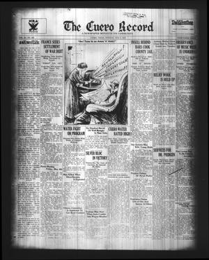 The Cuero Record (Cuero, Tex.), Vol. 40, No. 109, Ed. 1 Tuesday, May 8, 1934