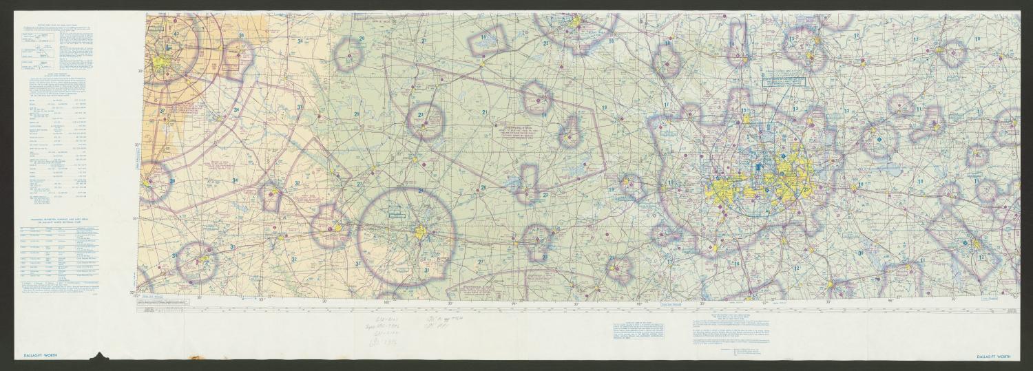 Dallas Ft Worth Sectional Aeronautical Chart, 27th Edition Side 1
